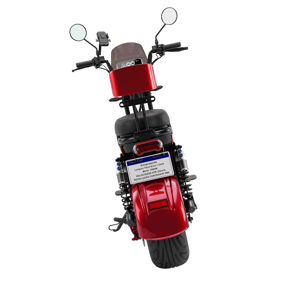 Scooter Elétrica Cruiser 1000W – Até 55 km/h | Autonomia de até 60 km