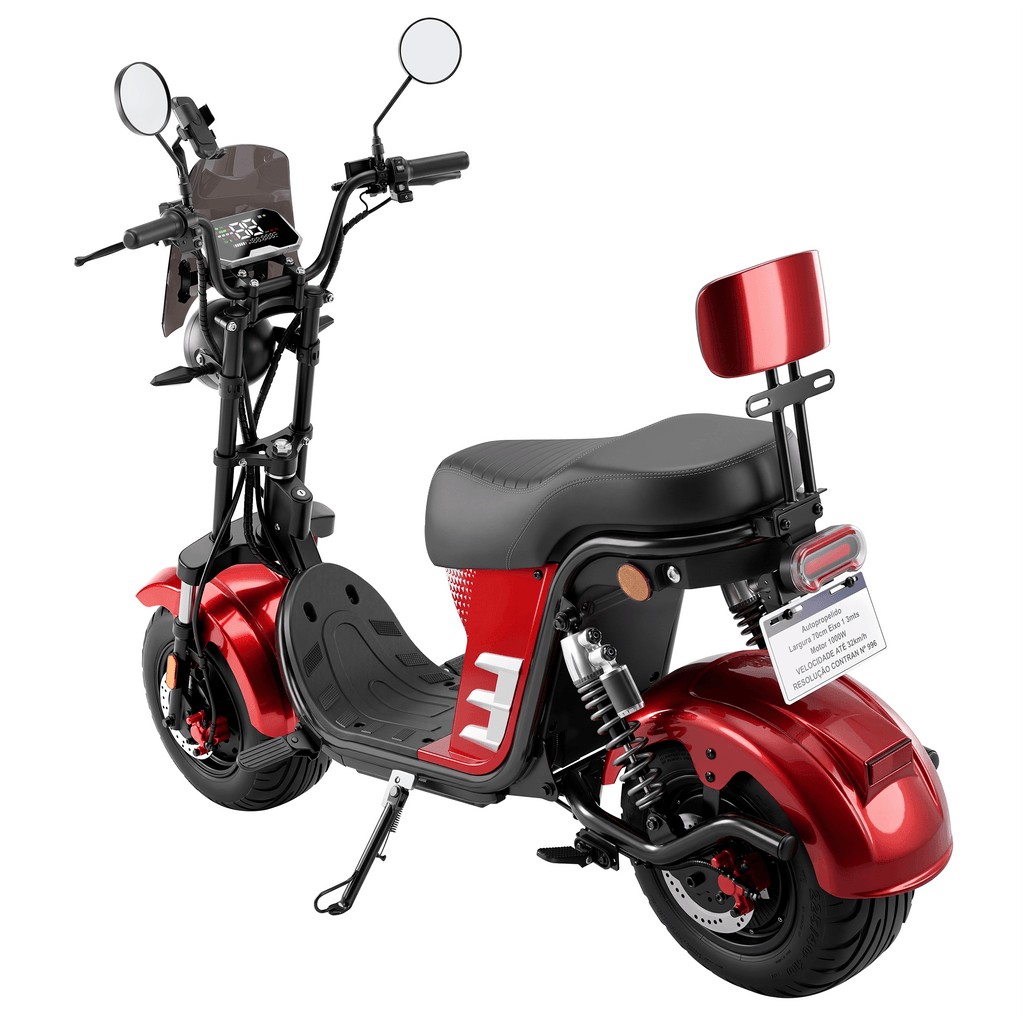 Scooter Elétrica Cruiser 1000W – Até 55 km/h | Autonomia de até 60 km