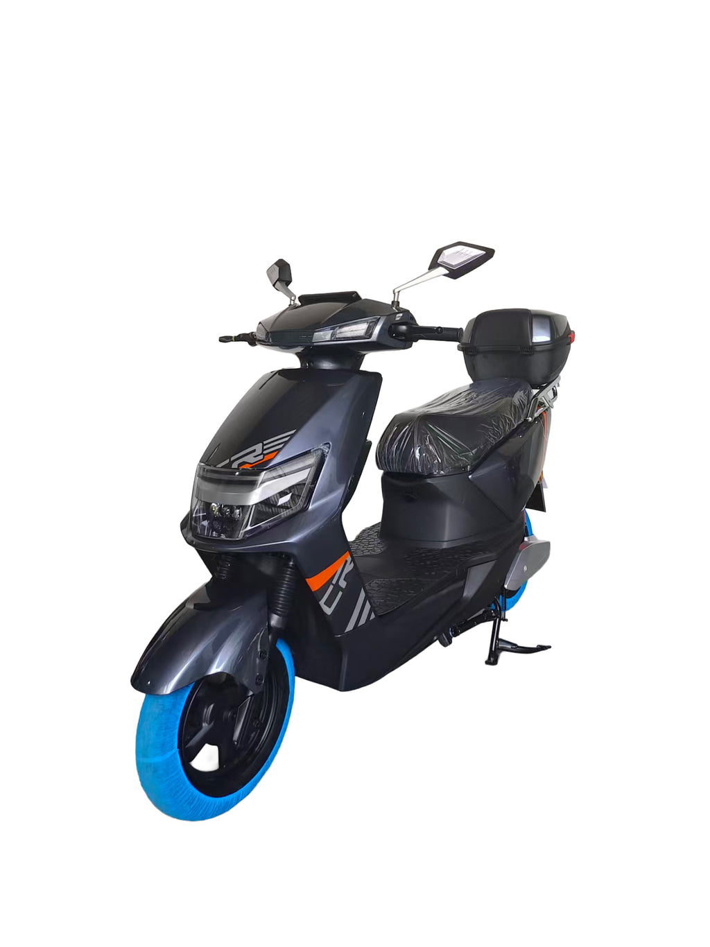 Scooter Elétrica YJ-02 72V 23Ah com Baú Traseiro