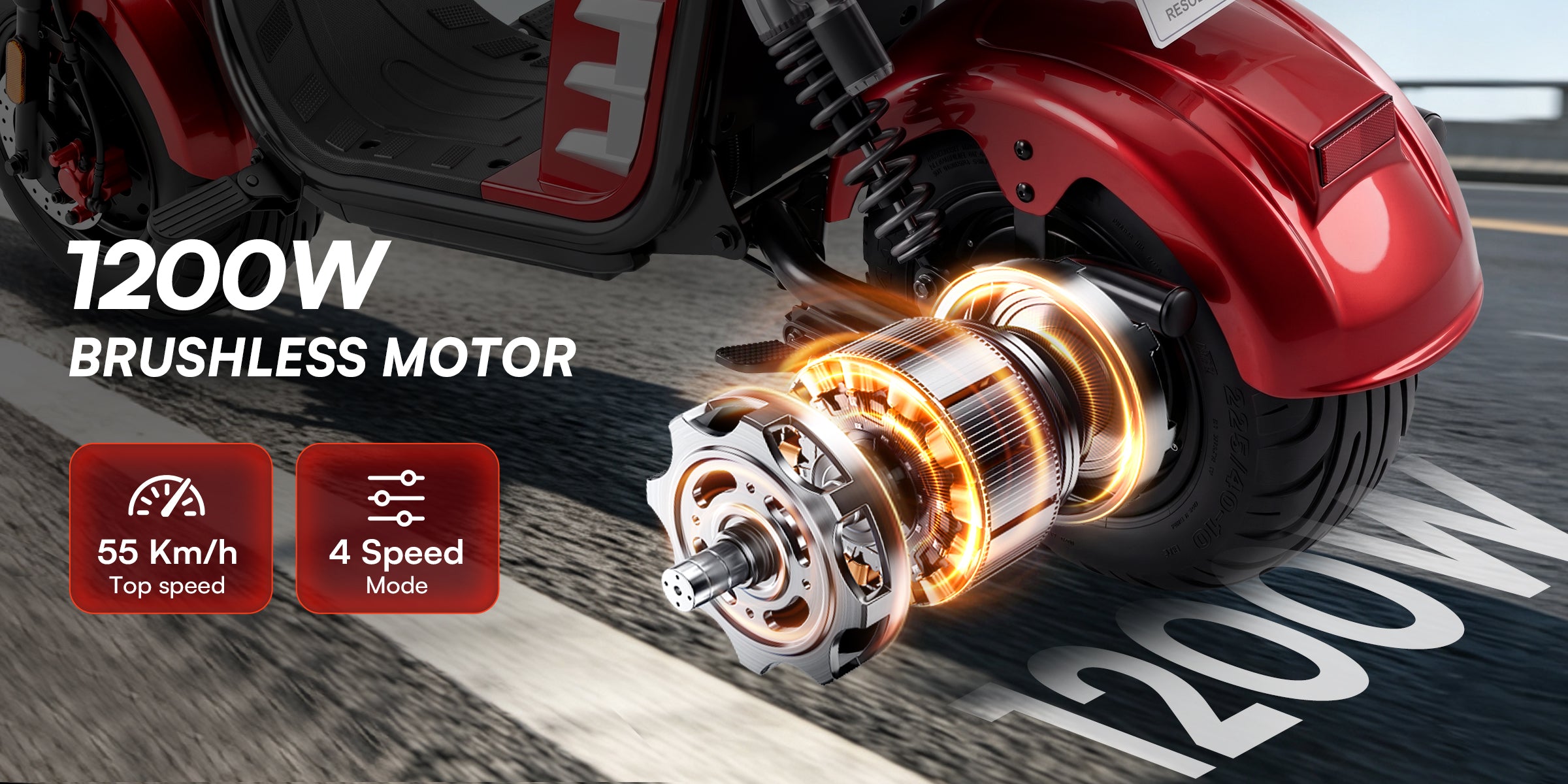 1200W brushless motor