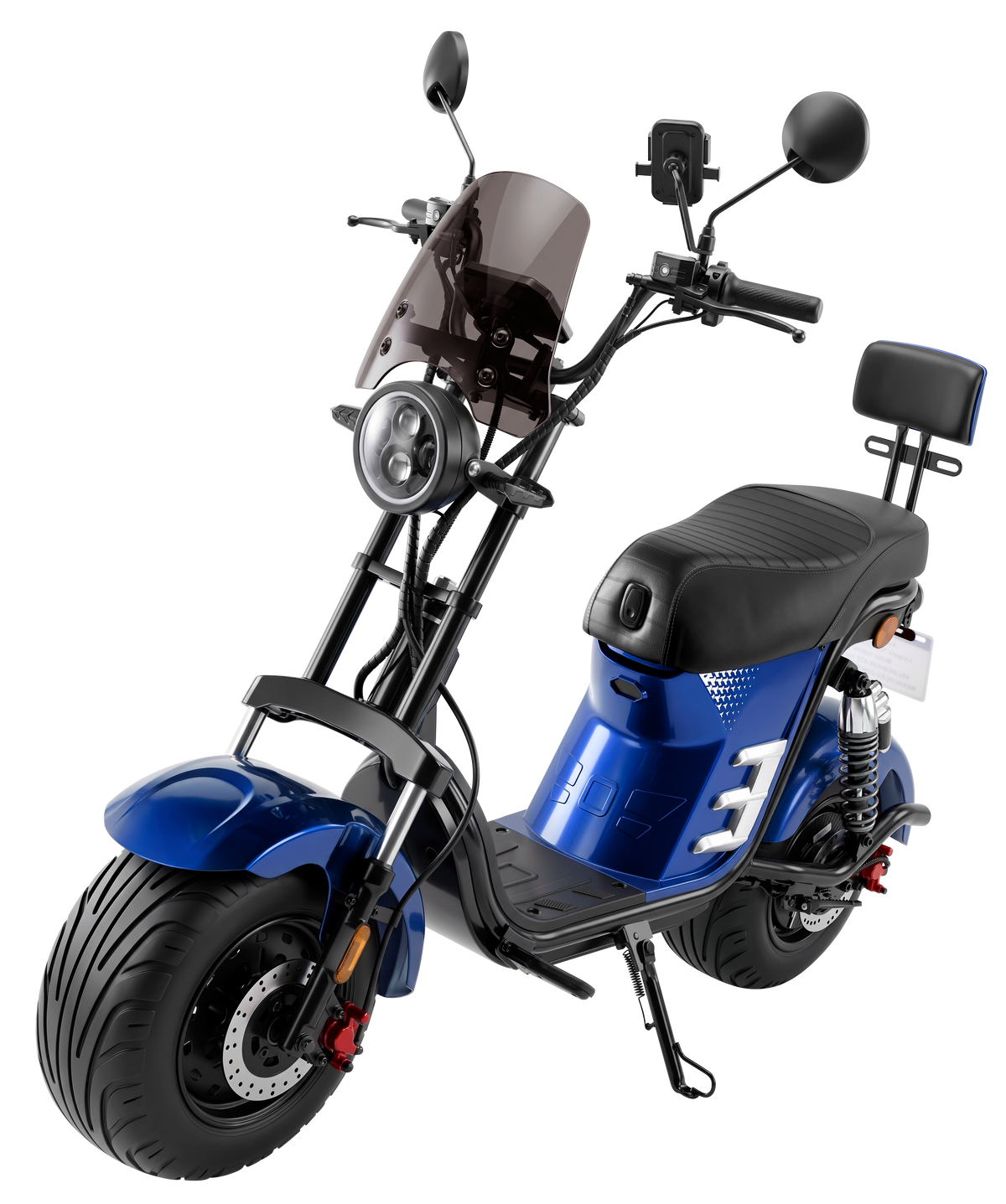 Scooter Elétrica Cruiser 1000W – Até 55 km/h | Autonomia de até 60 km