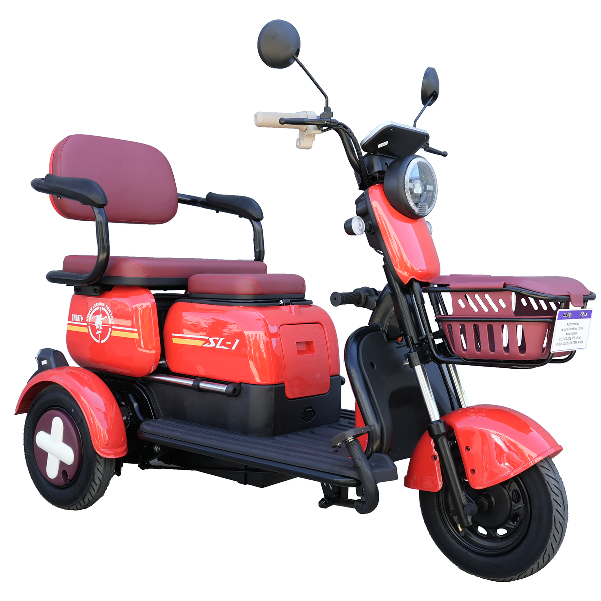 Scooter Elétrica YJ-03 500W | Bateria 60V 20Ah | Autonomia de até 52 km